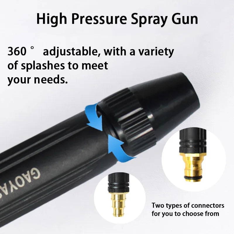 High-Pressure Adjustable Water Spray Nozzle | Brass Hose Nozzle for Car, Garden & Home Cleaning