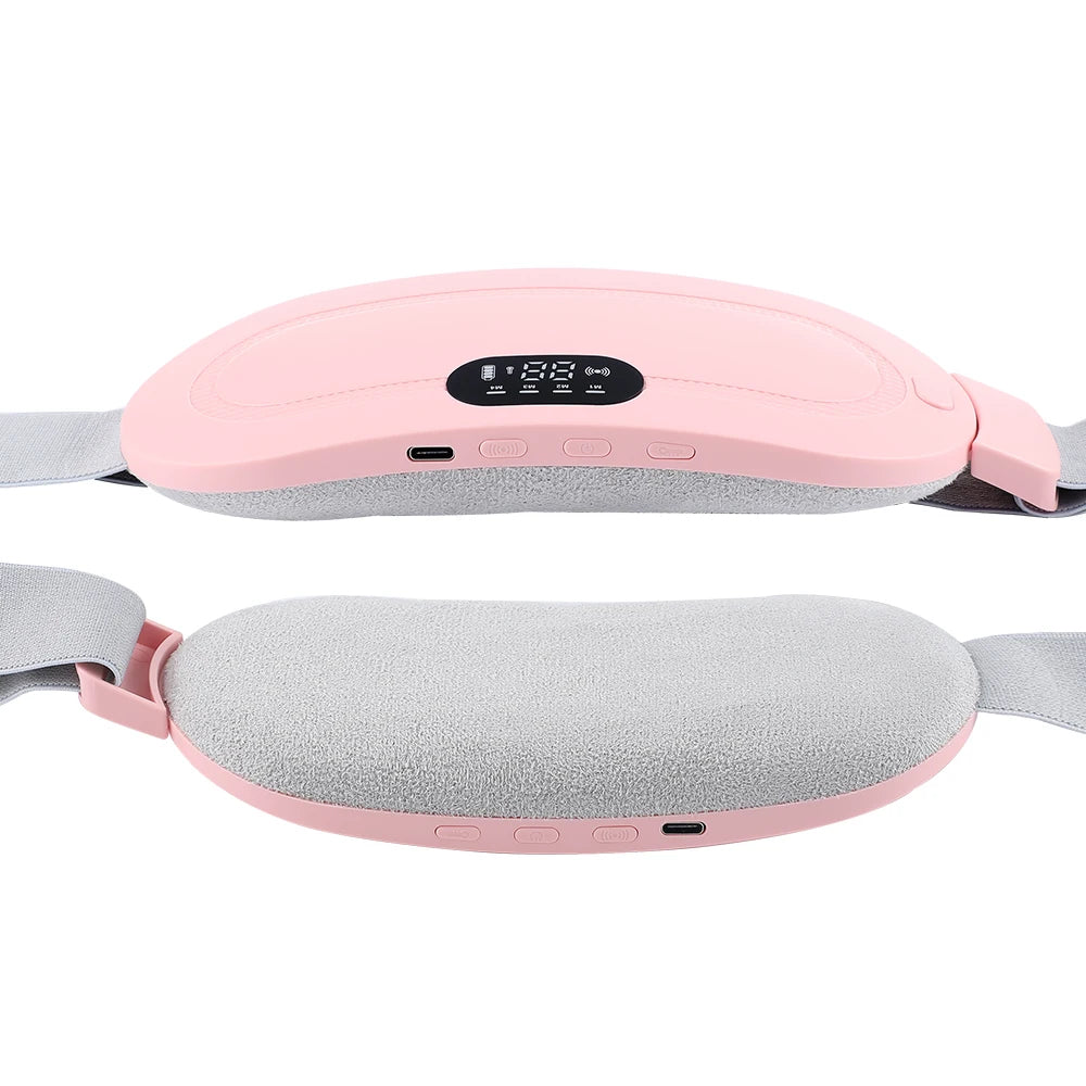 USB Rechargeable Menstrual Heating Belt for Period Cramp Relief | Adjustable Temperature Electric Waist & Stomach Heating Pad | Portable Heat Therapy Belt for Women